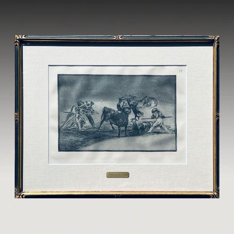 Amazon.co.jp: 真作 フランシスコデゴヤ Francisco de Goya「闘牛技
