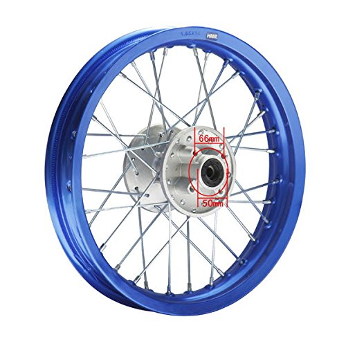 Pit / Dirt Bike / Traverser Jante en Aluminium Anodisé 14 Arrière B