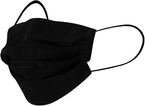 Restaurantware -Clean Tek - Mascarillas desechables profesionales, 50 mascarillas transpirables para la nariz - 3 capas, ajuste personalizable,
