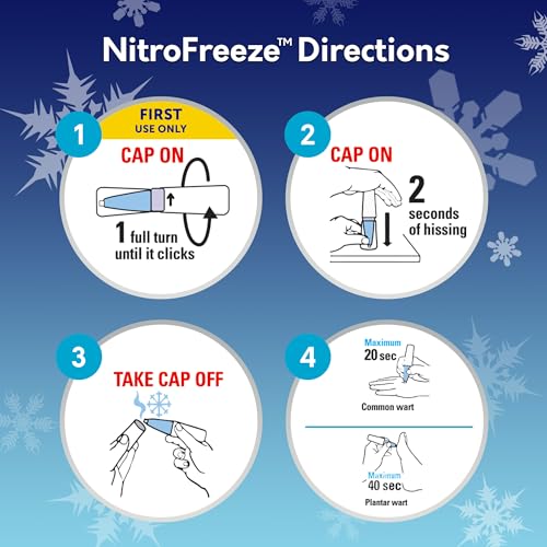 Compound W Nitro Freeze Wart Remover, Nitrous Oxide Wart Removal Pen with 5 Replacement Tips - Thumbnail 5