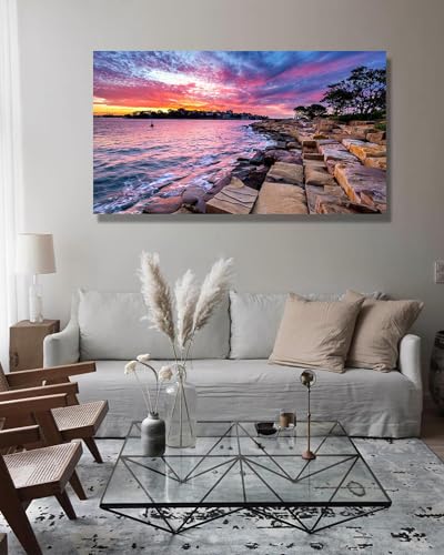 Tableaux pour la mur paysage marin 70x125cm haute définition - 2