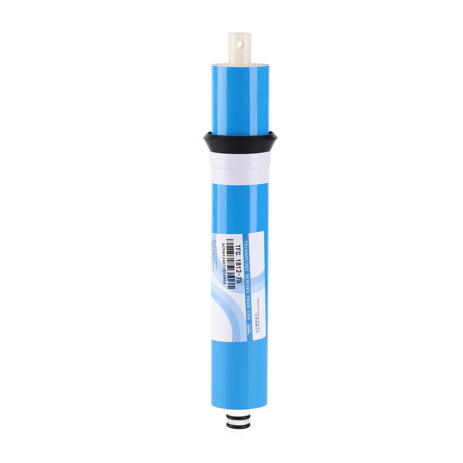 Reverse Osmosis Parts, Water Filter Membrane Accessory Ulp1812?75gpd Residential Reverse Osmosis Membrane Water Filter Cartrige Replacement for Home
