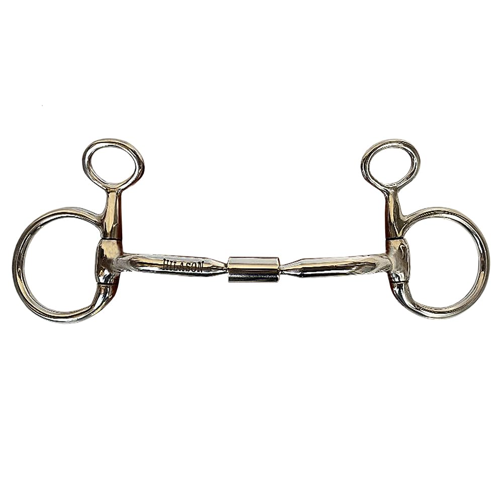 HILASON Baucher Forward Bit with Copper Inlays Stainless Steel | Horse Bits Western Walking Training Equine for Horses