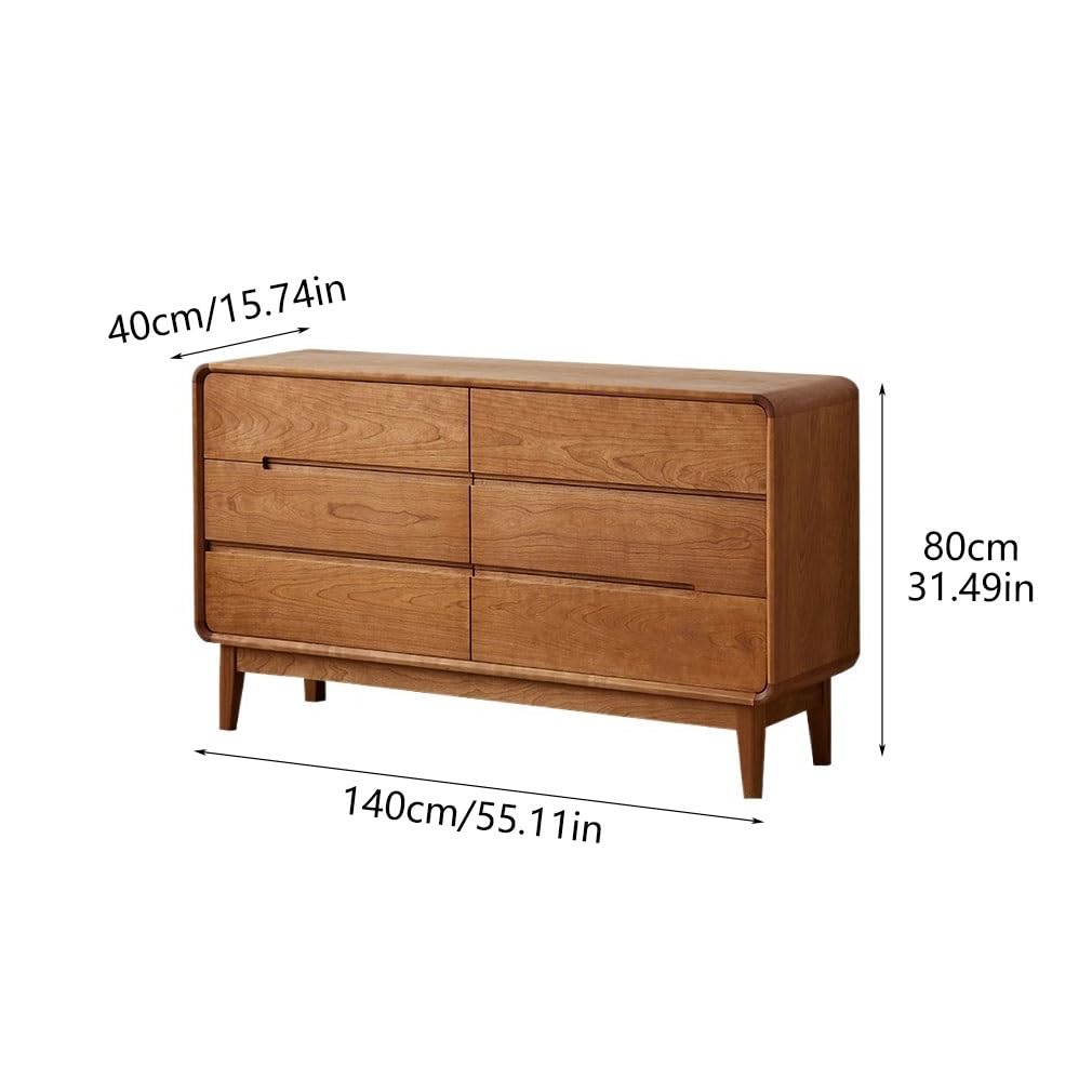 Szafka do baru kawowego, 140 cm, lite drewno wiśniowe, montowana na ścianie, do przedpokoju, do salonu, balkonu, kuchni, szafka bufetowa z miejscem do przechowywania
