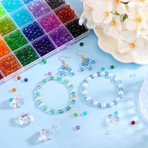 Paxcoo FRSCB0001 1820Pcs Crystal Beads thumb #4