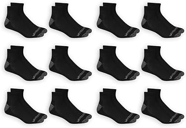Fruit of the Loom Men's Dual Defense Ankle Socks (12 Pack)