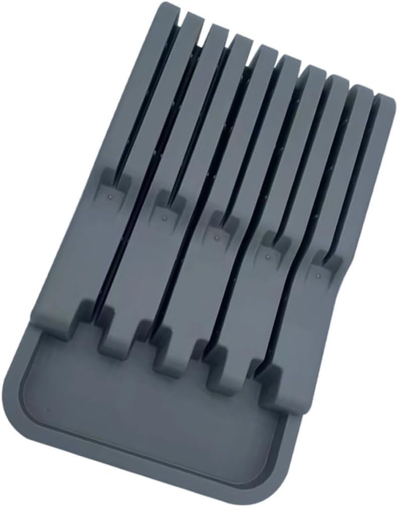 Plastic Cutter Storage Rack with Drainage Household Cutter Holder for Kitchen Organization Multi Functional Knife Stand for Clean and Convenient Storage