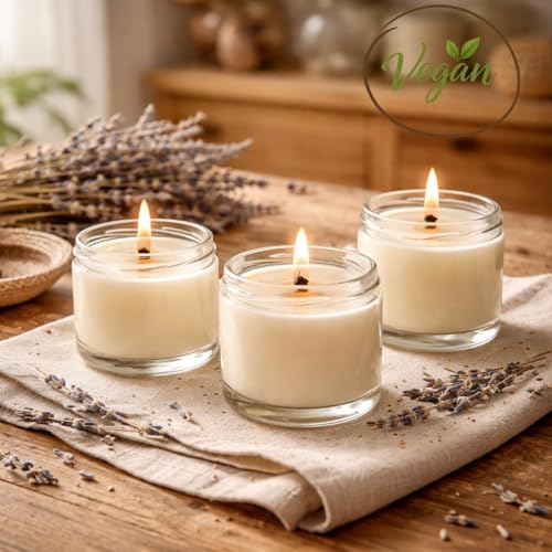 Cera de soja natural premium de 1kg para la fabricación de velas en vaso 7