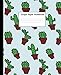 Graph Paper Notebook: Awesome Quad Ruled 5 x 5 inch (.20") Composition Book for School & College - Squared Journal with with 100 Pages Graphing Paper - Potted Cactus Pattern