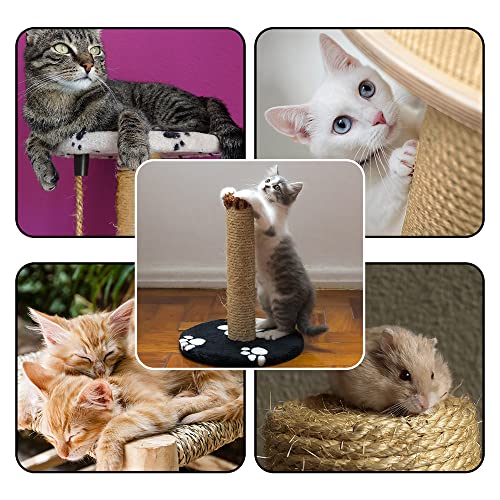 Cuerda de Sisal Natural para Rascador de Gatos 25 ft 3/8 in miniatura 5