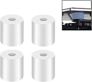 APAAZO High Temperature Silicone Solid Spacer Hot Bed Leveling Column Compatible With CR-10/ CR10S Ender-3 Prusa I3 Plus Wanhao 3D Printer (Color : 4pcs white 18mm)