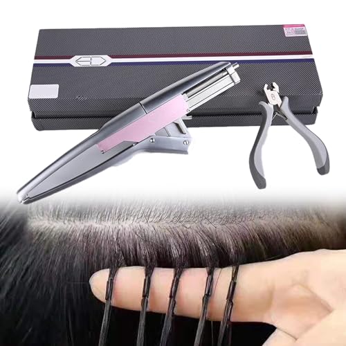 No-Trace Loc Machine for Dreadlocks Second Generation 6D Hair Extension Machine No-Trace 5 Row Hair Extension Tool More Natural and Faster
