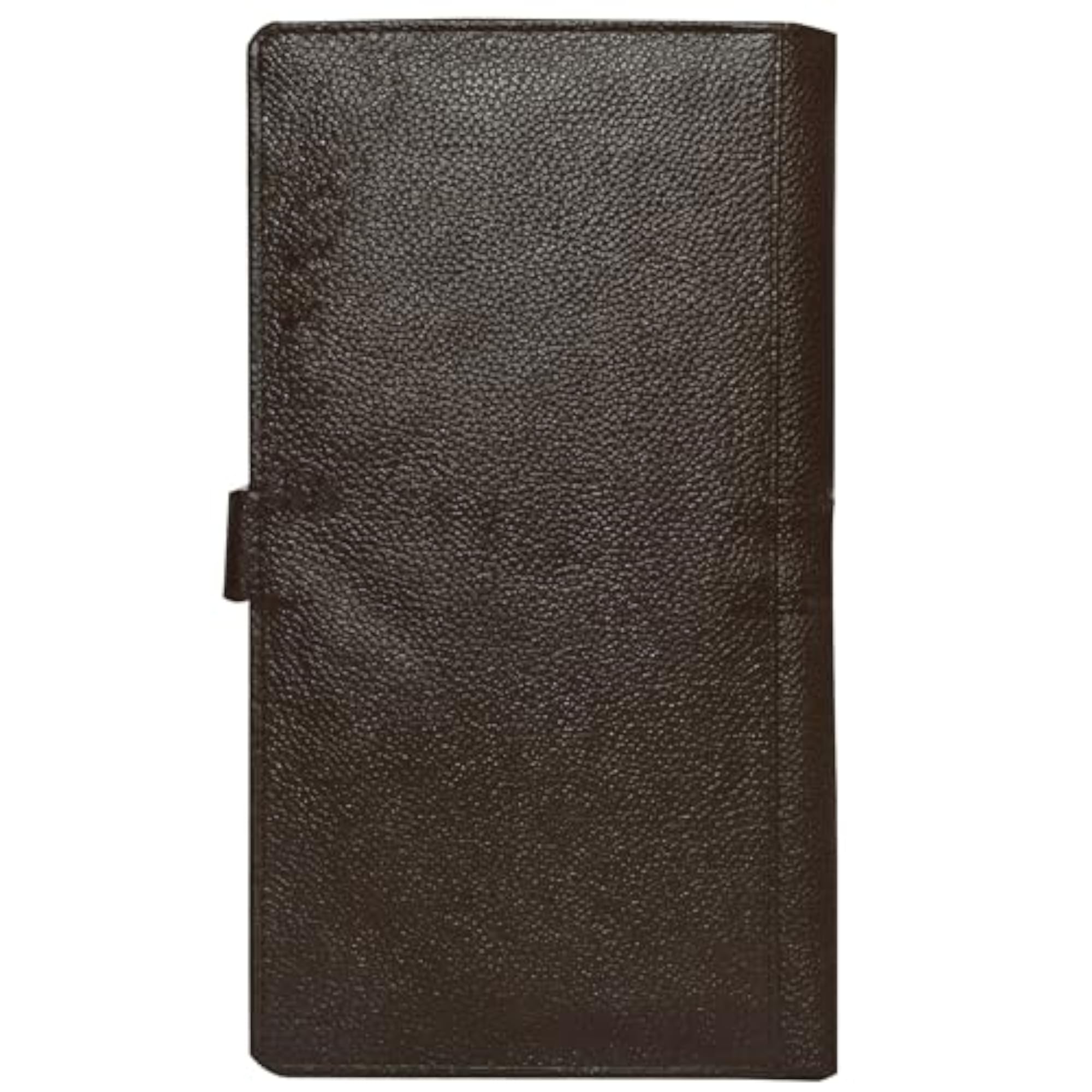 Men's Brown Leather Passport Holder Travel Wallet, Card Organizer