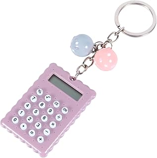 Amosfun Calculadora De Bolso Calculadora Básica Para Calculadora Fofa Adorável Mini Calculadora Stockimg Stuffers Mini Stuffies Calculadora Portátil Saco De Presente Roxo Aço Inoxidável