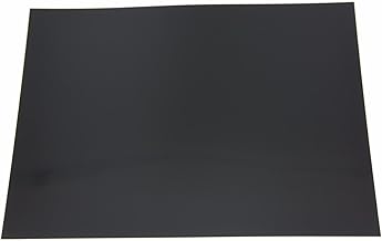 Dopro 25x20cm Black Acoustic Guitar Self Adhesive Scratch Plate Sheet Pickguard Material Sheet