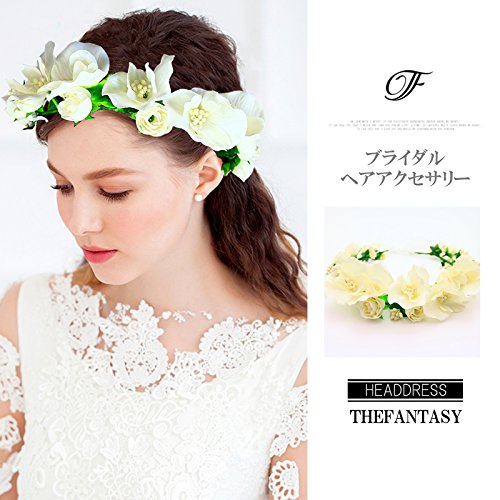 Amazon.co.jp: 花かんむり 在庫一掃セール ウエディング 花冠 結婚式 