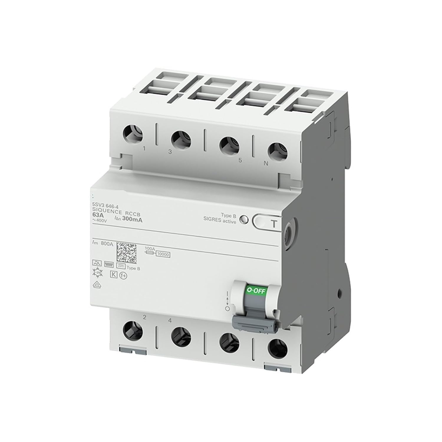 5SV3 Leakage Switch, 5SV3744-4