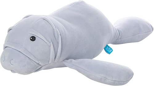 Miniatura 12 de Manhattan Toy Velveteen Wistful Whale Sea Life Juguete de peluche, 16 pulgadas