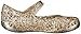 Mini Melissa Campana Zig Zag VI SP BB Mary Jane Shoe (Toddler), Mixed Golden Glitter, 5 M US Toddler