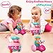 Toddler Girl Toys 1-2,Press to Go Car Toys for 1 Year Old Girls,Push Go Toy Car for Toddlers 1-3,Learning Baby toy 6-9-12-18 Months Infant Play Vehicle Set,Baby Christmas First Birthday Gifts Ages 1-2