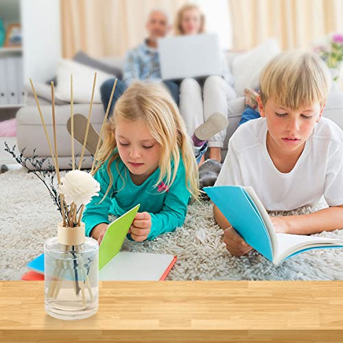 VFULIE 100PCS Reed Diffuser Sticks, 10 Inch Natural Rattan Wood Sticks Essential Oil Aroma Diffuser Sticks Refill Replacement for Aroma Fragrance - Image 3