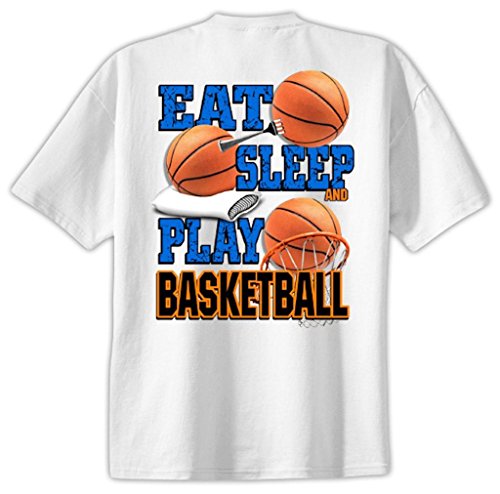 Eat Sleep Play Basketball T Shirt-adult-small