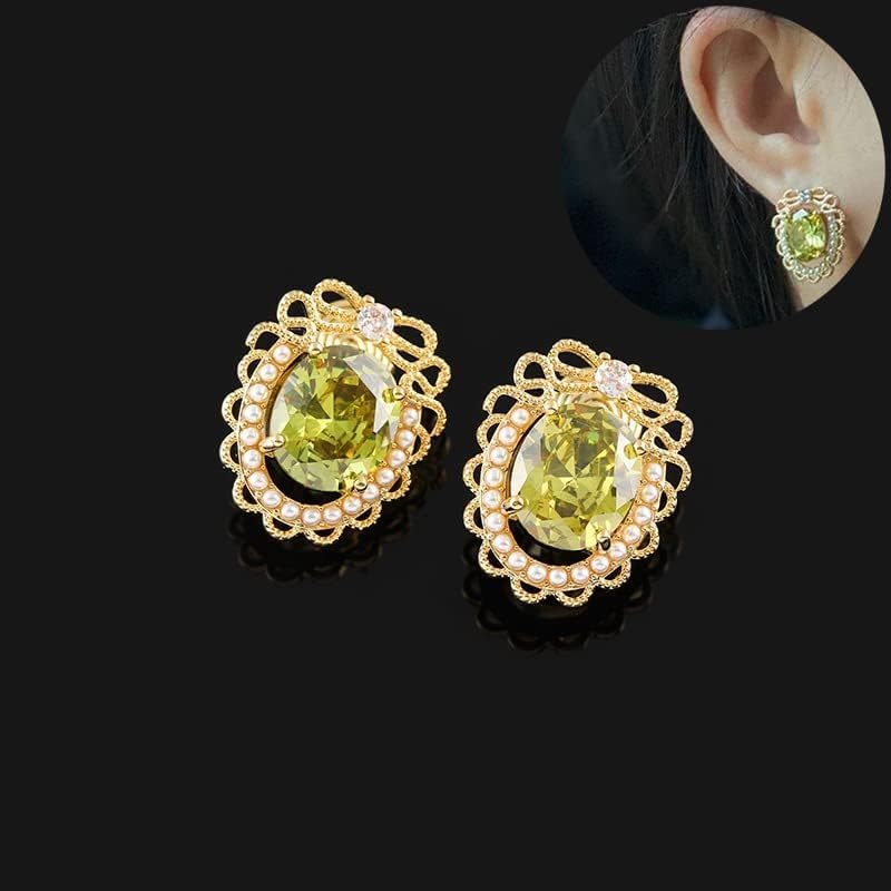 LIGHT RAIN Clip-On Earrings, All-Day Wear Gold & Silver Plated Stud, Hoop, Dangle Design Jewelry for Non-Pierced Ears - Image 4