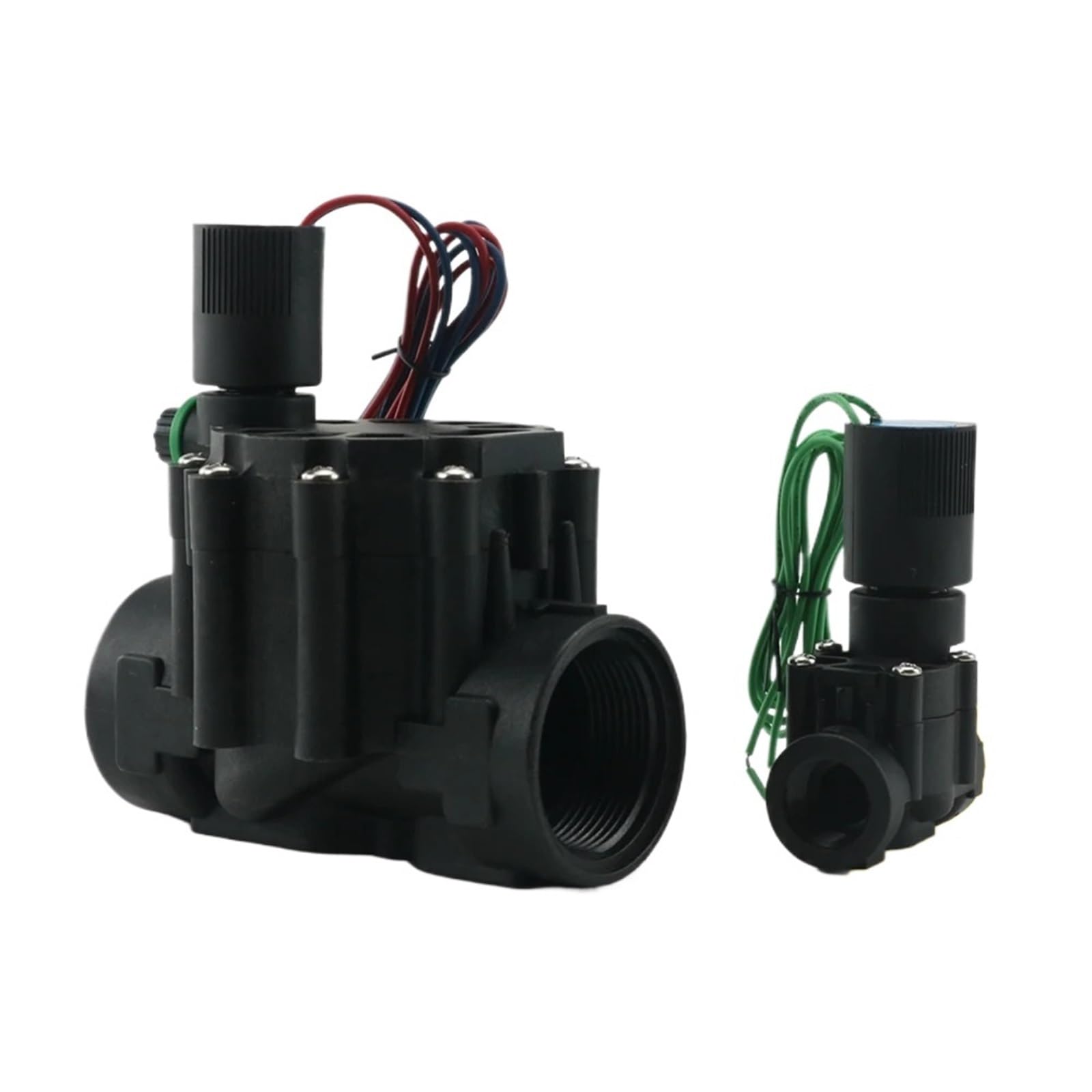 Électrovanne de jardin anti-gaspillage d'eau 24V 1/2 pouce en nylon pour arrosage automatique