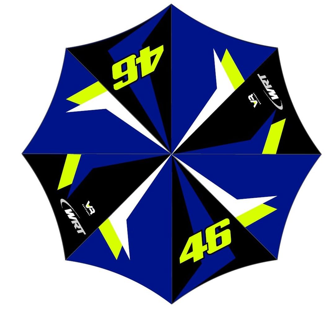 Valentino Rossi Parasol VR46 WRT LINE, Unisex, Wielobarwny, Jeden Rozmiar