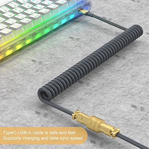 XINMENG X MAMBASNAKE C02 Coiled Keyboard Cable - Image 3