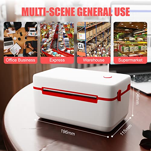 Zywell Shipping Label Printer, Zy909 4X6 Label Printer For Shipping Packages, Usb Port, For Thermal Barcode Postage Mail Fba Label, Compatible With Ups, Small Business #TOP5