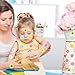 gisgfim Flower Sticker Glitter Roll Spring Daisy Sunflower Self-Adhesive Stickers Floral Stickers Spring Party Decoration Labels Flower Roll for Scrapbook Envelope Water Bottle Supplies, 500Pcs