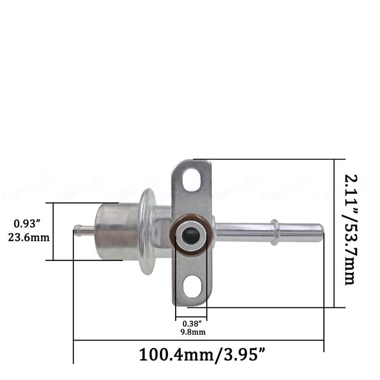 EBAYIN 0280160599 Regulator ciśnienia paliwa pasuje do Ford Focus 98-04 pasuje do Fiesta IV Fusion 1071993 98MF-9C968-BB 98MF9C968BB