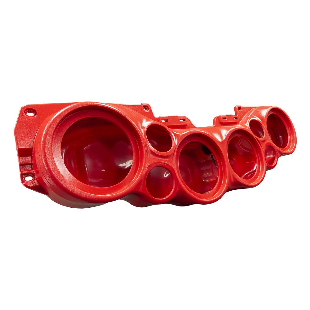 DS18 JL-SBAR Red Jeep Wrangler Overhead Soundbar for JL 2007-2021 Will Accommodate 4 x 8-inch Speakers, 4 x 1.75-inch Tweeters, (Red)