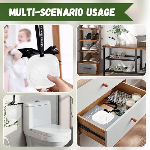 AKONE Festes Duftwachs Sachet, Duftanhänger für Kleiderschrank, Dufttabletten aus Natürliches Rapswachs, Auto Diffusortabletten, für Schrank, Schublade, Zuhause