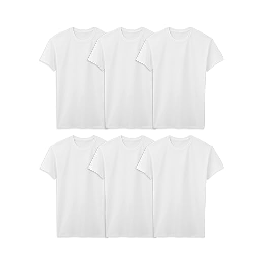 Fruit of the Loom Men's Eversoft Cotton Stay Tucked Crew T-Shirt