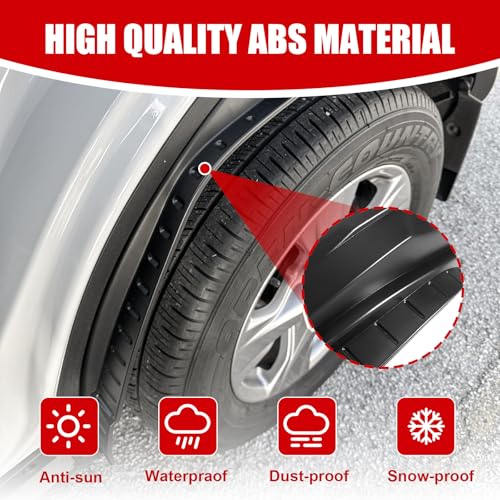 Image of Mudguards for Toyota RAV4 2019-2024 Rear Mud Flaps ABS Rear Splash Guards Mudflaps
