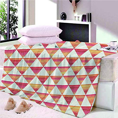 Couverture Polaire Flanelle Haut de Gamme Impression Geometric 3D