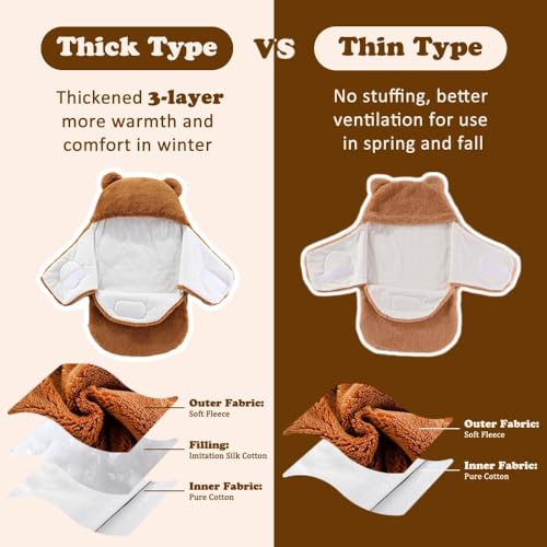 Image of AiWMGL Baby Winter Fleece Swaddle Blanket 3-6 Months Boys Girls Warm Adjustable Newborn Swaddling Wrap Soft Plush Sacks