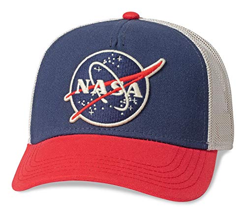 American Needle Valin NASA Cap SMU500B-NASA, Mens Cap with a Visor, Navy, One Size EU