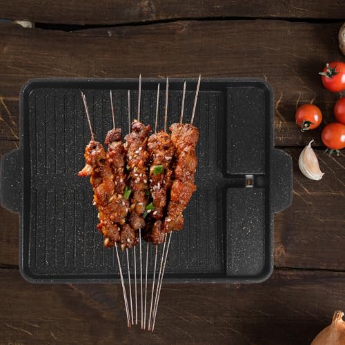 Poêle rectangulaire antiadhésive pour savourer un barbecue maison - 5