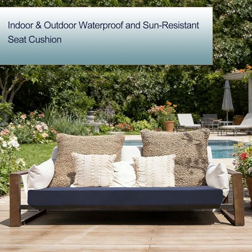 Coussin de rechange pour terrasse résistant décoloration avec attaches - 8