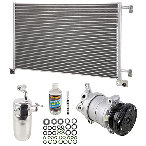 A/C Kit w/AC Compressor Condenser & Drier For Chevy Silverado Avalanche & GMC Sierra GMT800 1999 2000 2001 2002 - BuyAutoParts 60-82423CK New