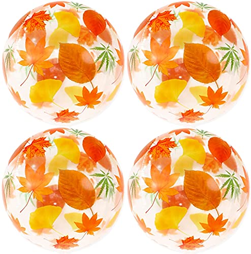 Thanksgiving Fall Maple Leaf Balloons Orange 4D Autumn 22 inch Foil Balloon