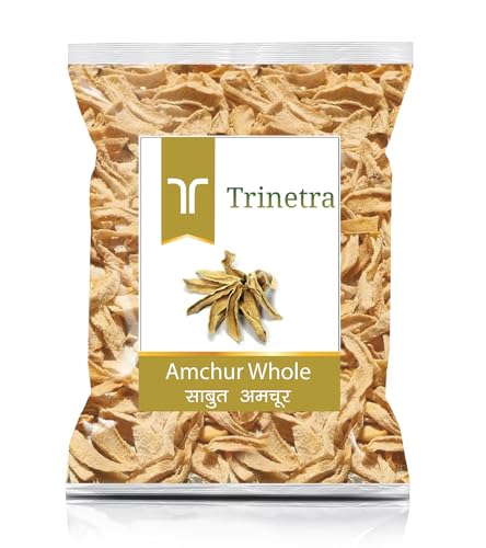 Trinetra Amchur Sabut (Dry Mango Slices) | Natural Tangy Spice for Indian Cooking | 500 g