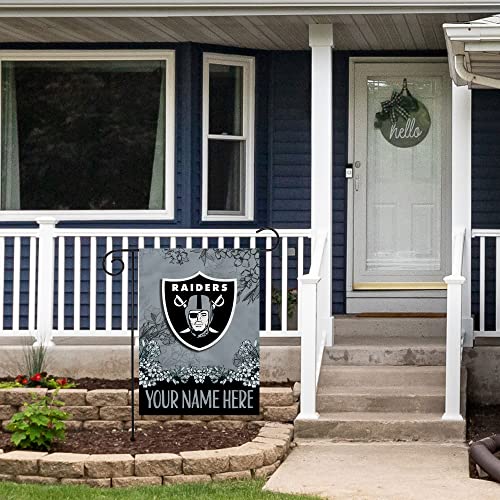 Image of Rico Industries NFL Standard /Primary Personalized 13 inch x 18 inch Double Sided Garden Flag