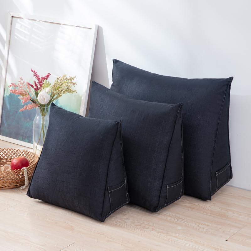 Coussin de soutien dorsal lit canapé support lombaire Triangu 60x50x20