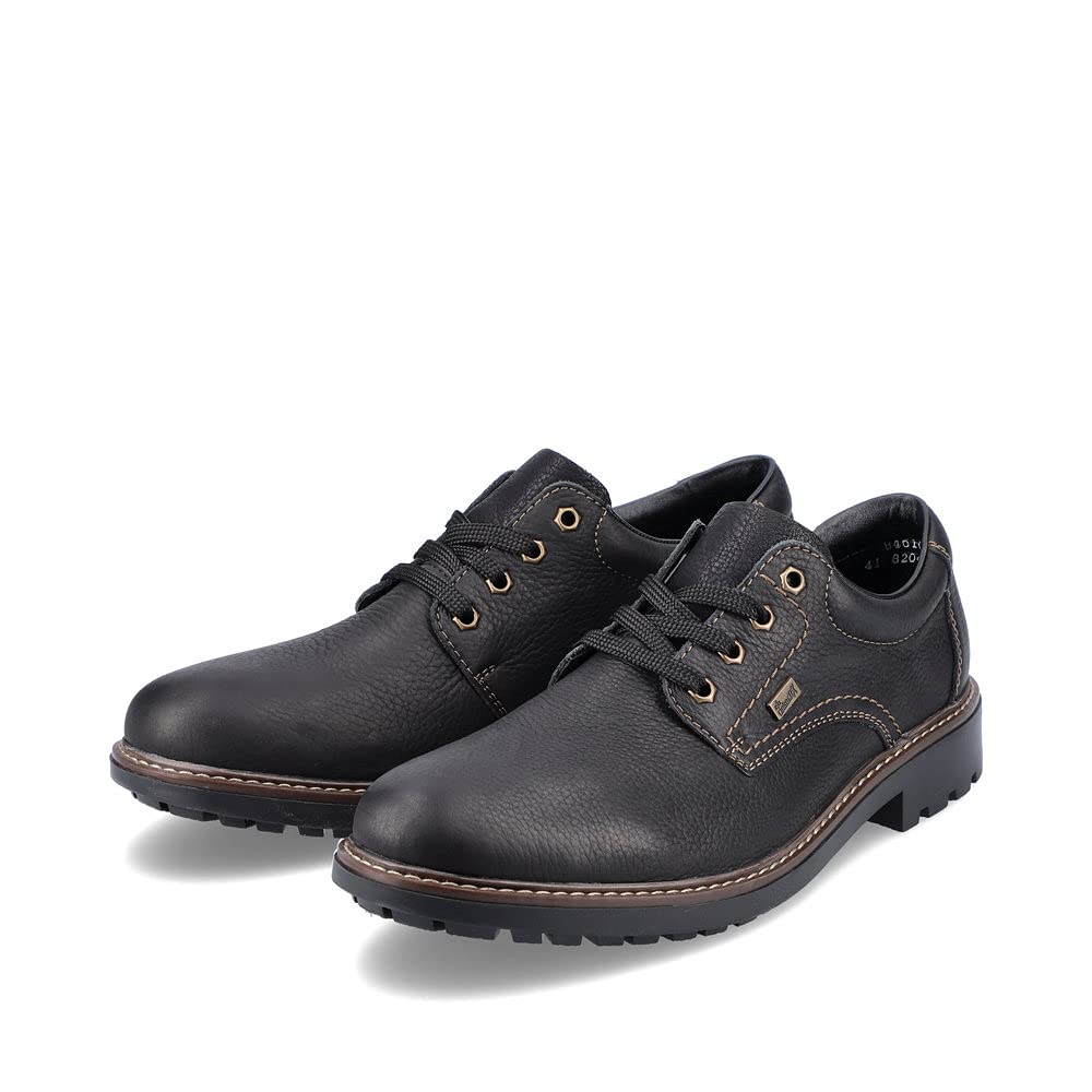Rieker Herren Bequemschuhe B4610, Männer Schnürschuhe, wasserabweisend, riekerTEX