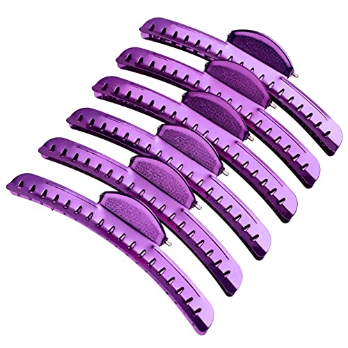 Pinces à cheveux violettes grand format pour femmes