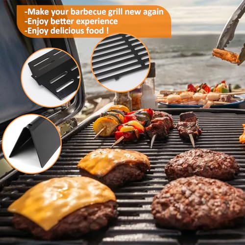Aibabcue Grill Parts Replacement for Weber Genesis 300 Series E310, E320,E330,S310, S320, S330, EP310, EP320, EP330 with Front-Mounted Control,7620 Flavor Bar 7524 Grill Grates 7622 Heat Deflector by Aibabcue - Used condition - Image 7
